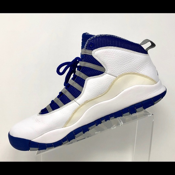 Nike Air Jordan Retro 10 TXT Old Royal 487214-107 - Picture 2 of 8